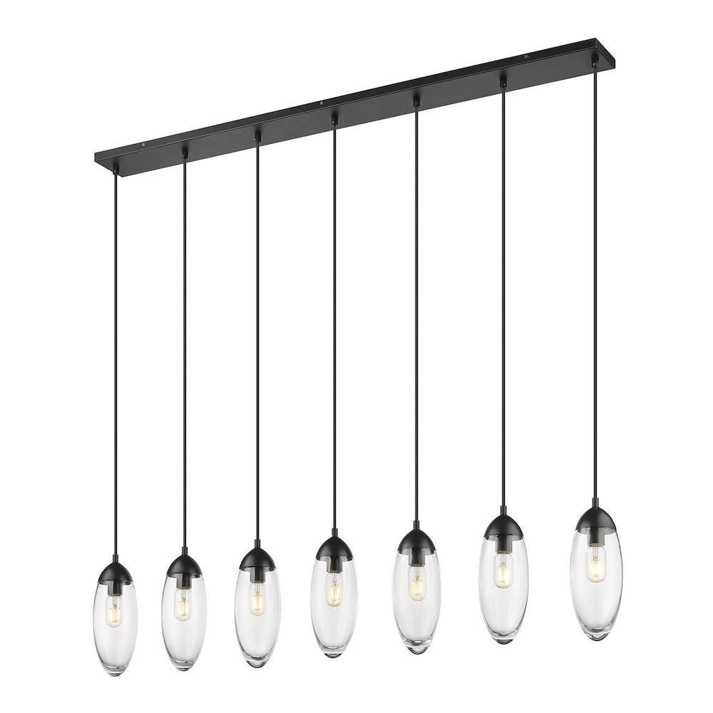 Z-Lite 7 Light Linear Chandelier
