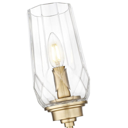 Z-Lite 1 Light Wall Sconce, Modern Gold