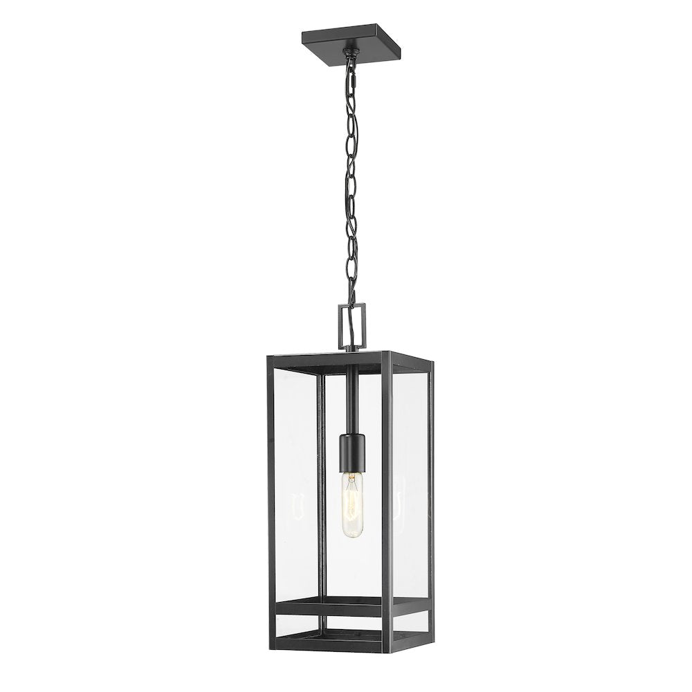 Z-Lite 1 Light Outdoor Chain Mount Ceiling Fixture