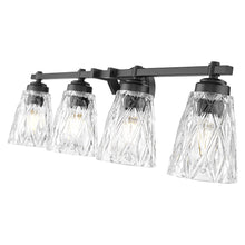 Z-Lite 4 Light Vanity, Matte Black