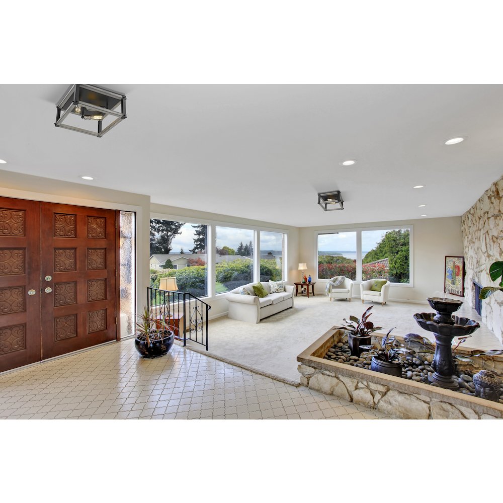 Z-Lite 3 Light Flush Mount