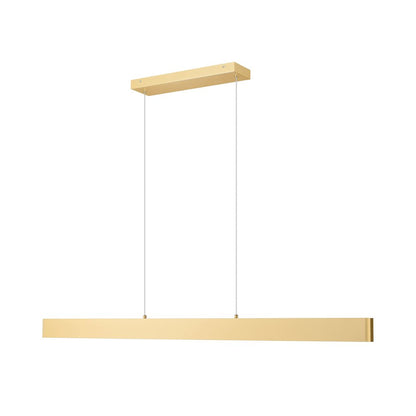Z-Lite 1 Light Linear Chandelier, Gold