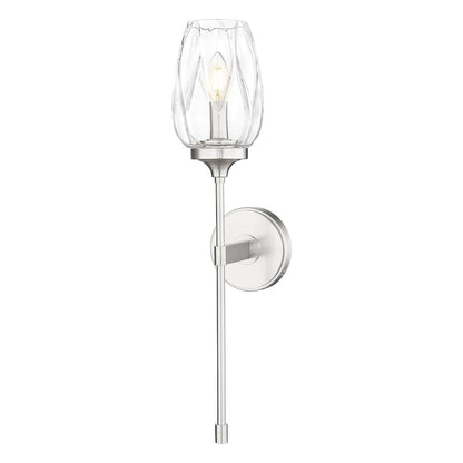 Z-Lite 1 Light Wall Sconce, Brushed Nickel
