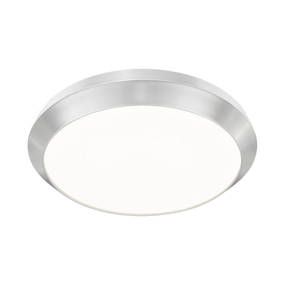 Z-Lite 1 Light Flush Mount, Brushed Nickel