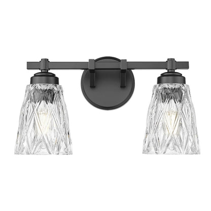 Z-Lite 2 Light Vanity, Matte Black