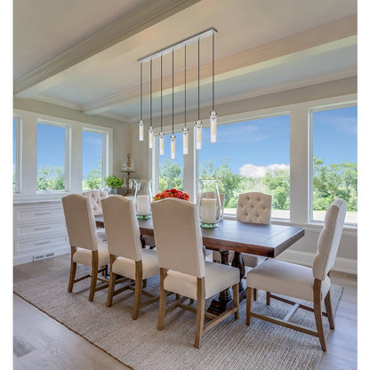 Z-Lite 7 Light Linear Chandelier