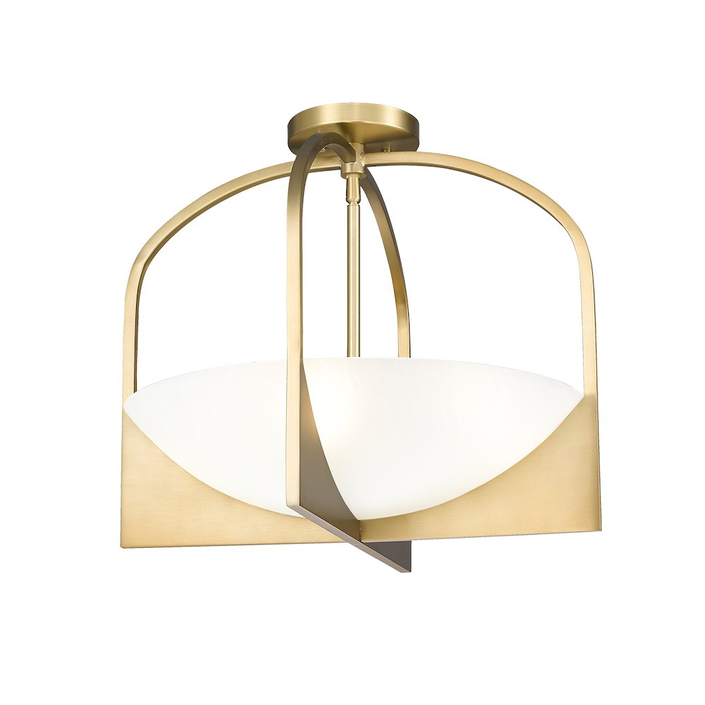 Z-Lite 4 Light Semi Flush Mount