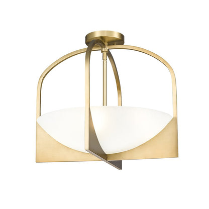 Z-Lite 4 Light Semi Flush Mount
