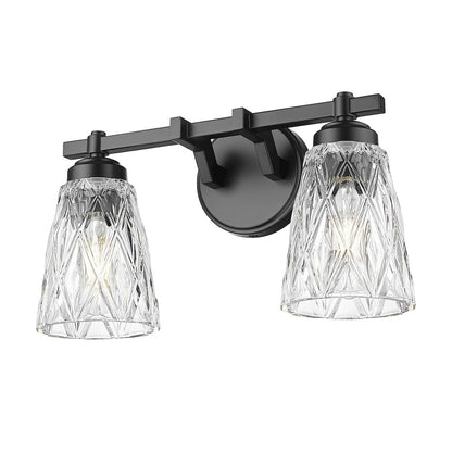 Z-Lite 2 Light Vanity, Matte Black