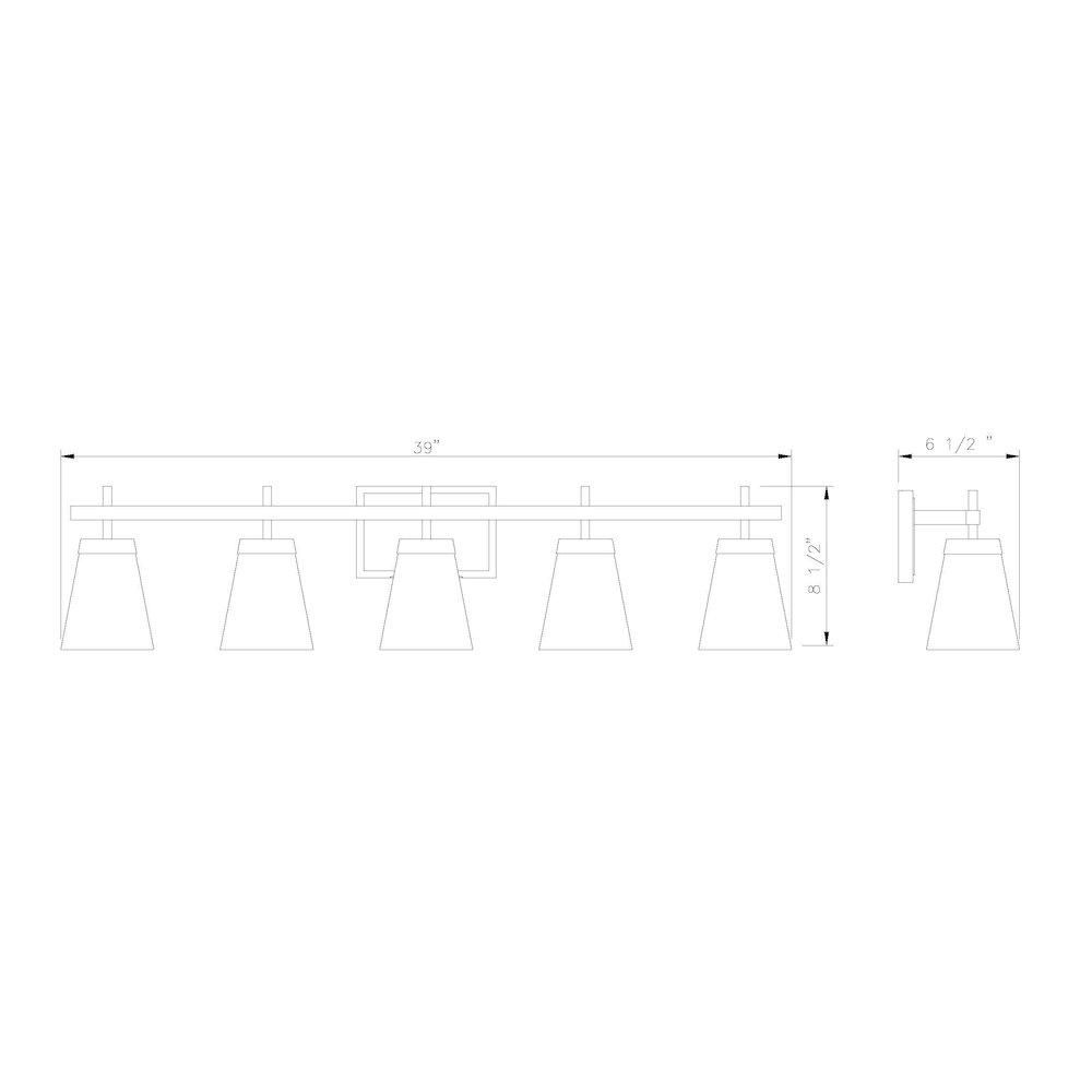 Z-Lite 5 Light Vanity