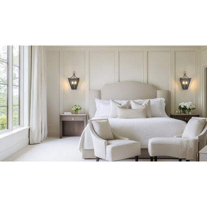 Z-Lite 2 Light Wall Sconce, Iron Ore