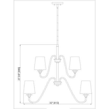 Z-Lite 9 Light Chandelier