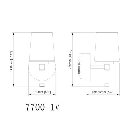 Z-Lite 1 Light Vanity, Chrome