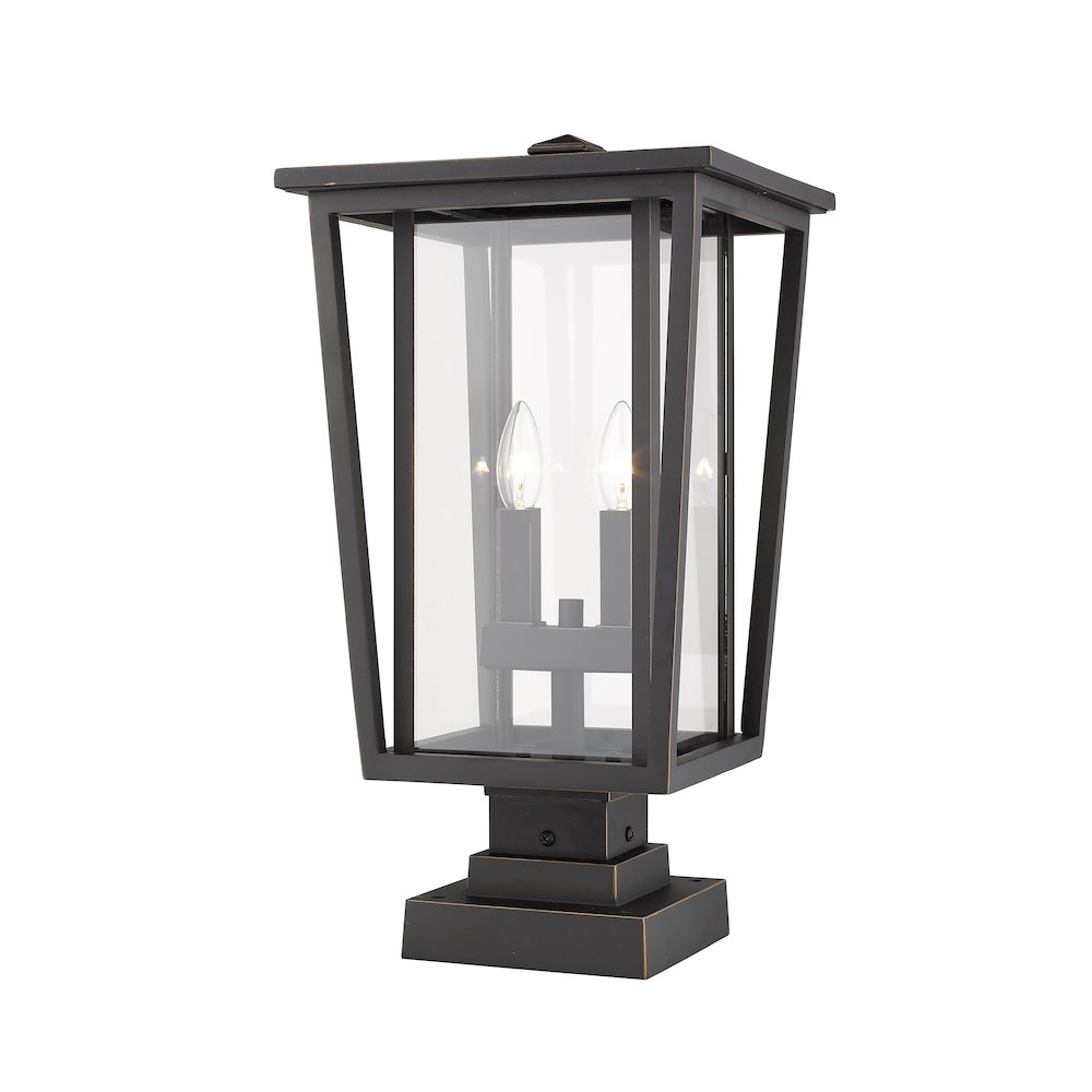 Z-Lite 2 Light Outdoor Pier Mounted Fixture