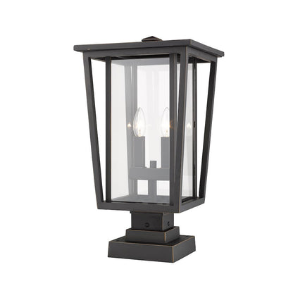 Z-Lite 2 Light Outdoor Pier Mounted Fixture