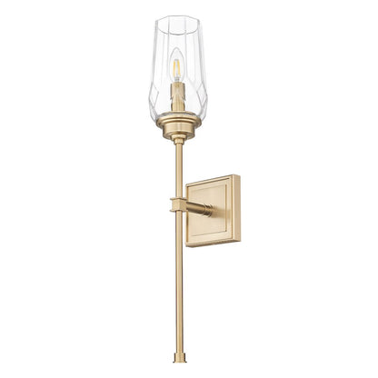 Z-Lite 1 Light Wall Sconce, Modern Gold