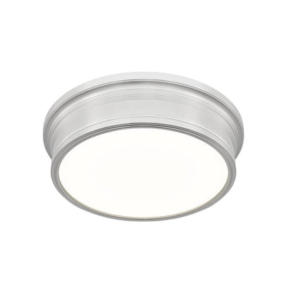 Z-Lite 1 Light Flush Mount, Brushed Nickel