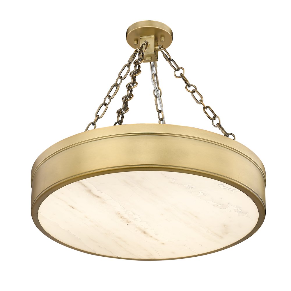 Z-Lite 3 Light Semi Flush Mount
