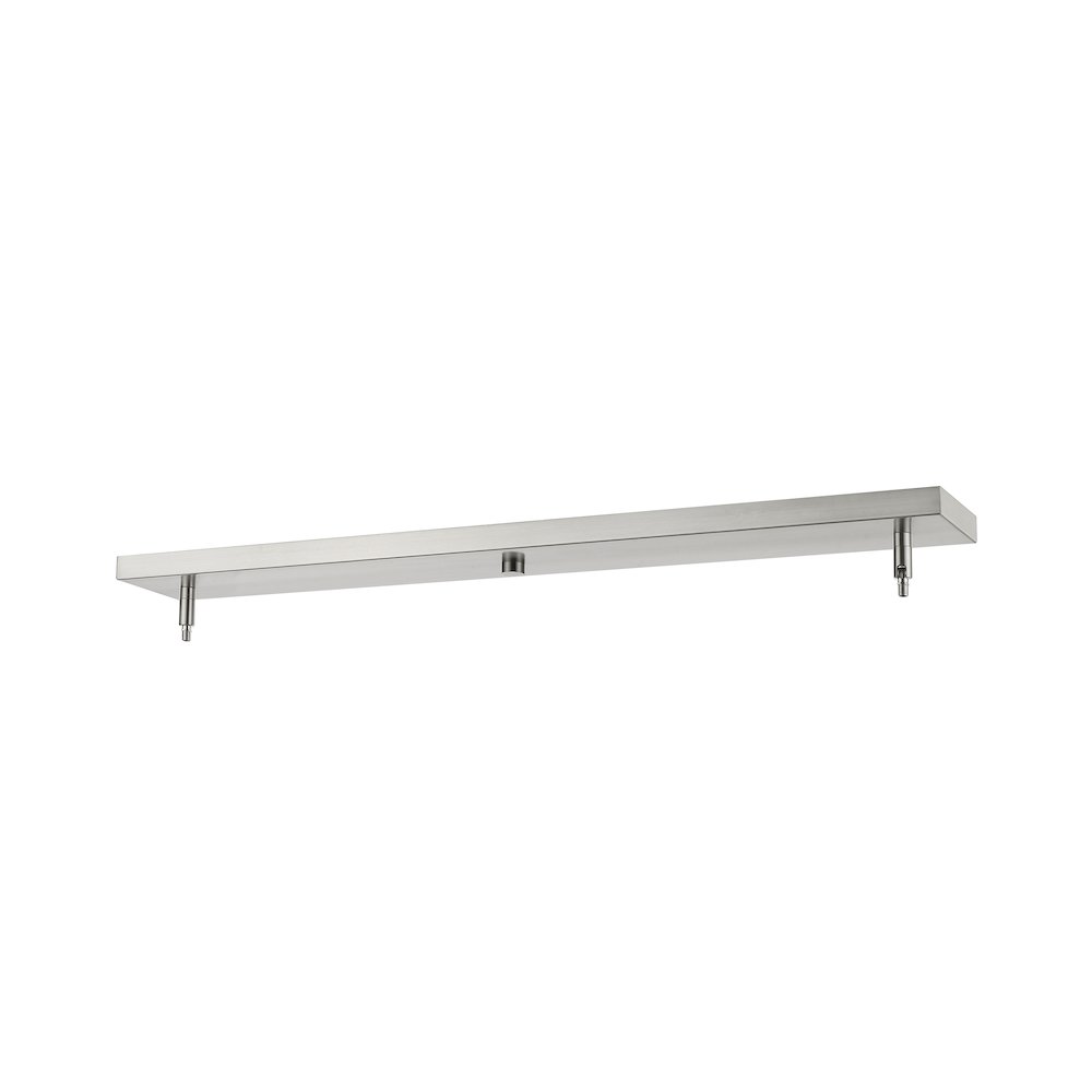 Z-Lite Multi Point Canopy 2 Light Ceiling Plate, Brushed Nickel