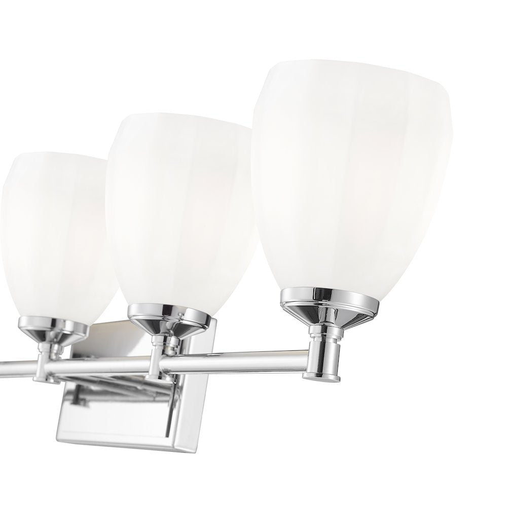 Z-Lite Oren 5 Light Vanity in Chrome  color, Steel frame