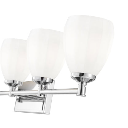 Z-Lite Oren 5 Light Vanity in Chrome  color, Steel frame