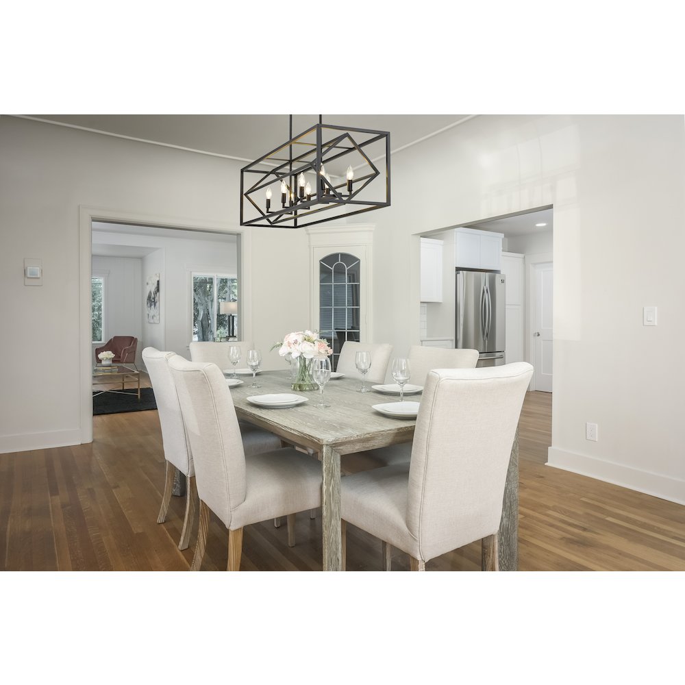 Z-Lite 8 Light Linear Chandelier