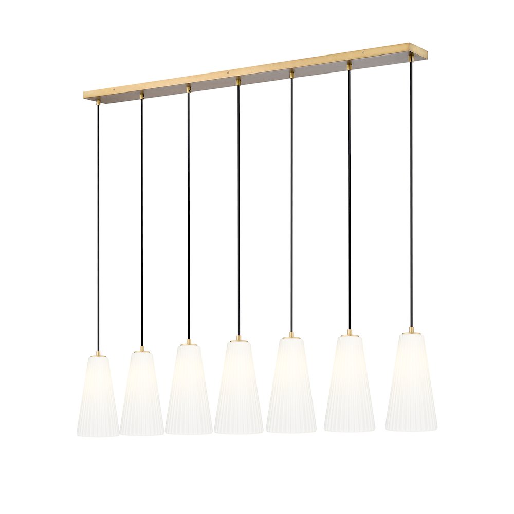 Z-Lite 7 Light Linear Chandelier