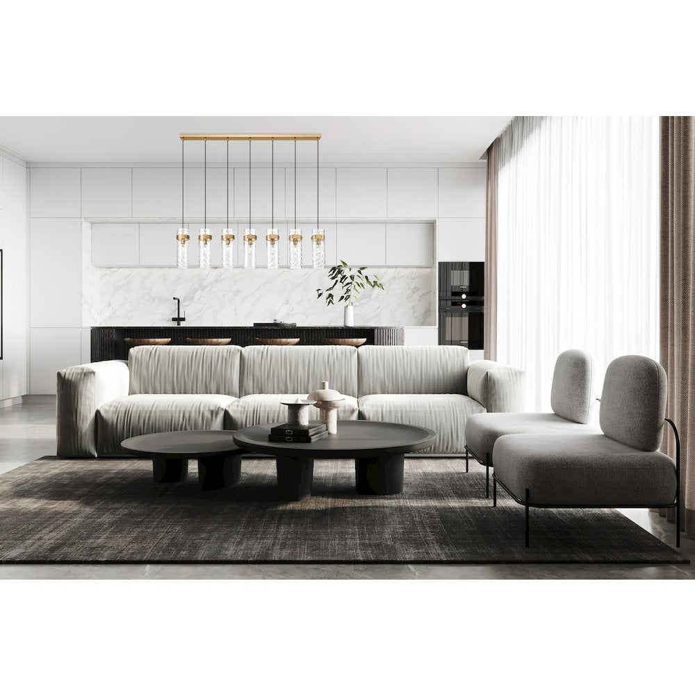 Z-Lite 7 Light Linear Chandelier