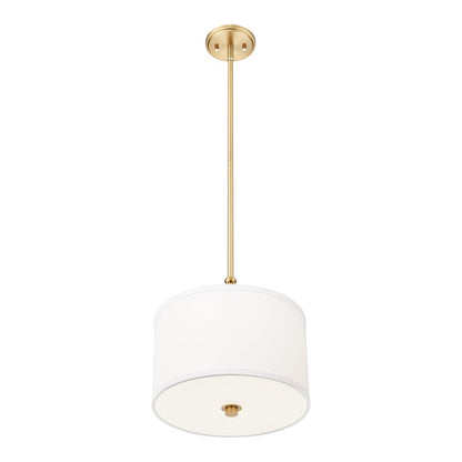 Z-Lite 1 Light Pendant, Modern Gold