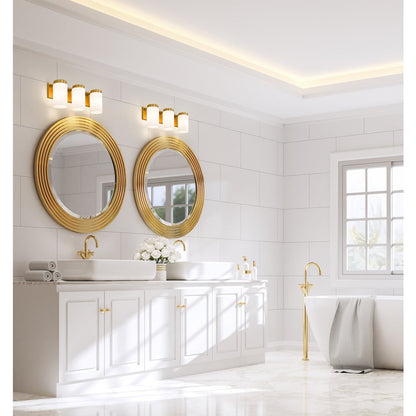 Z-Lite Burk 3 Light Vanity, Luxe Gold