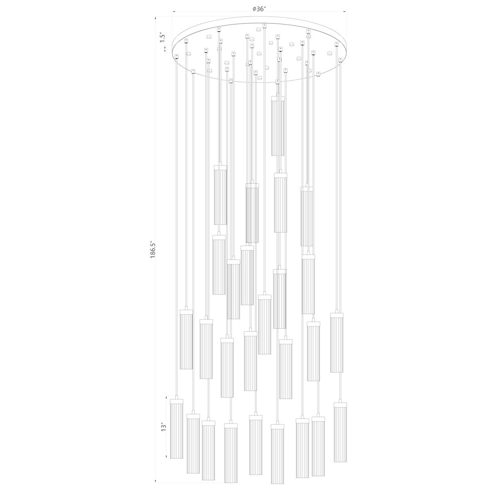 Z-Lite 27 Light Chandelier