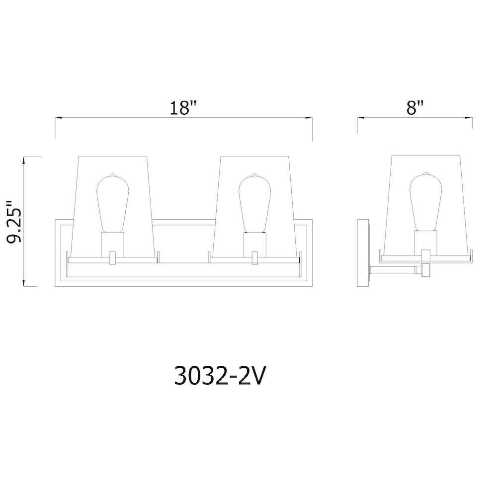Z-Lite 2 Light Vanity