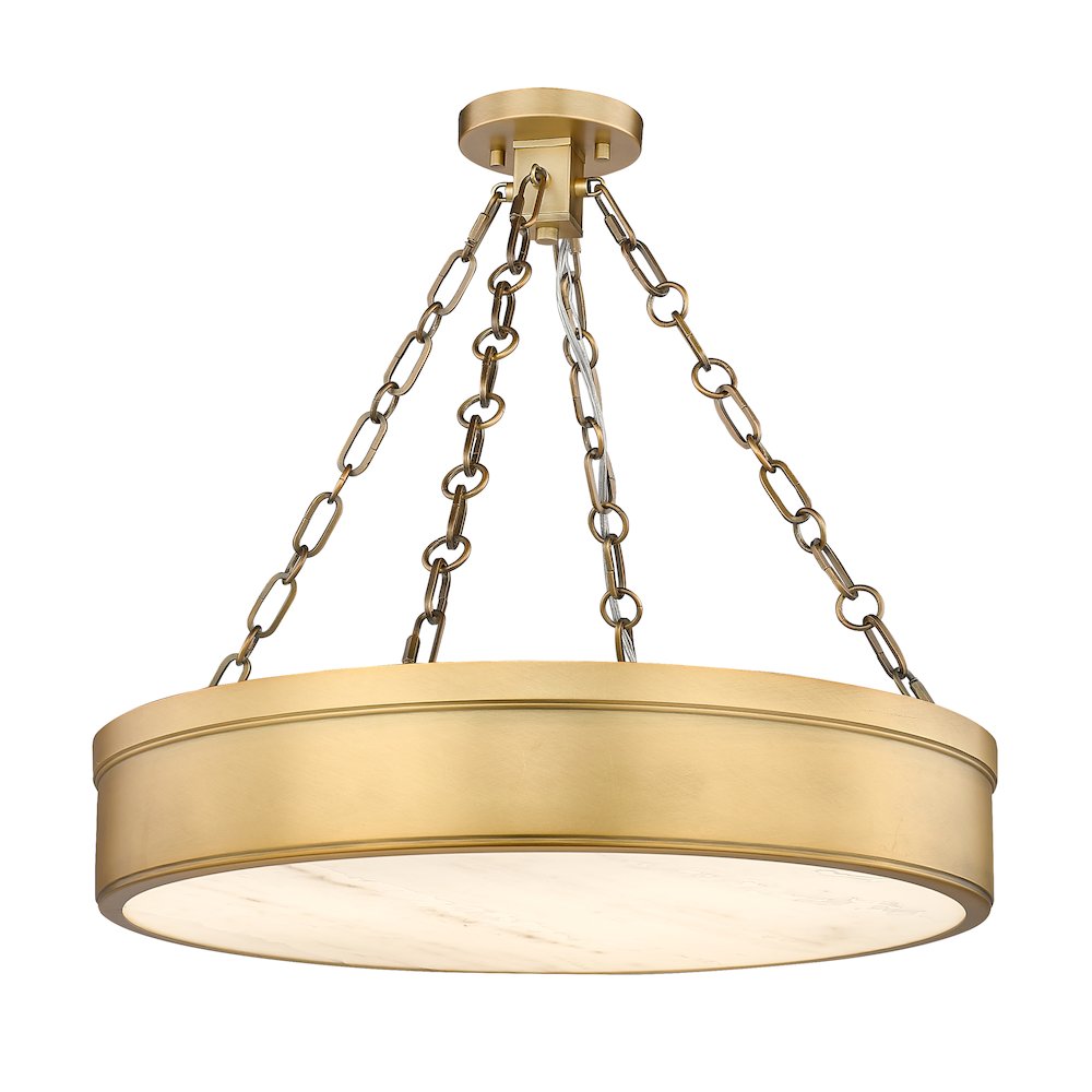 Z-Lite 3 Light Semi Flush Mount