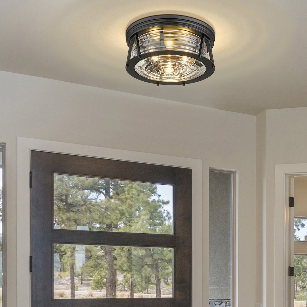 Z-Lite 3 Light Flush Mount