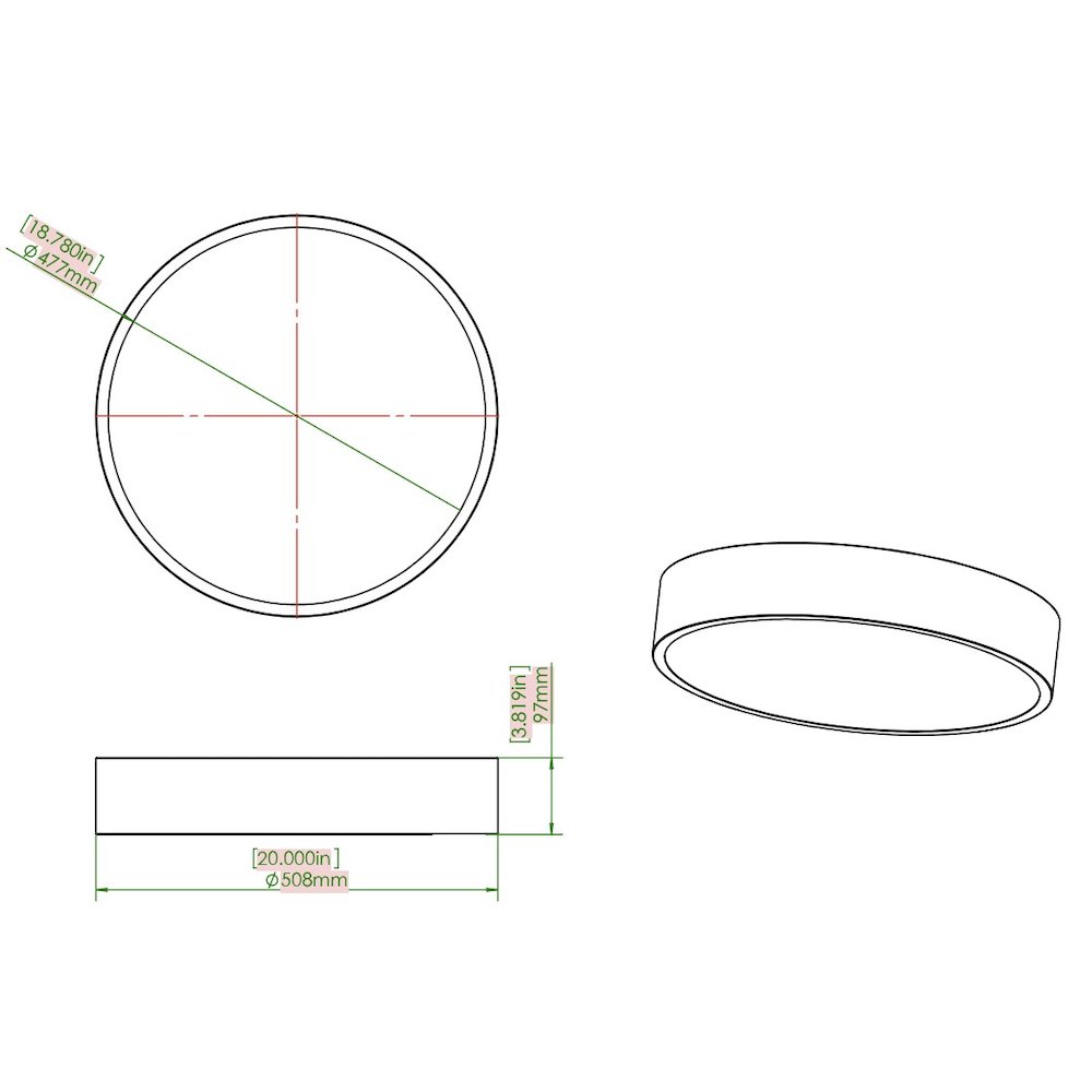 Z-Lite 1 Light Flush Mount