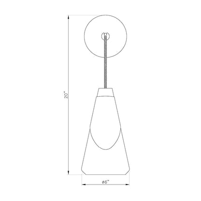 Z-Lite Aimie 1 Light Wall Sconce, Brushed Nickel