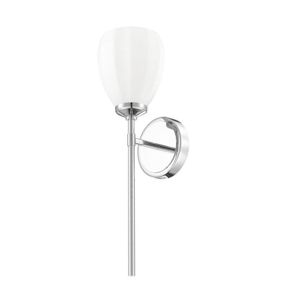 Z-Lite Oren 1 Light Wall Sconce in Chrome  color, Steel frame