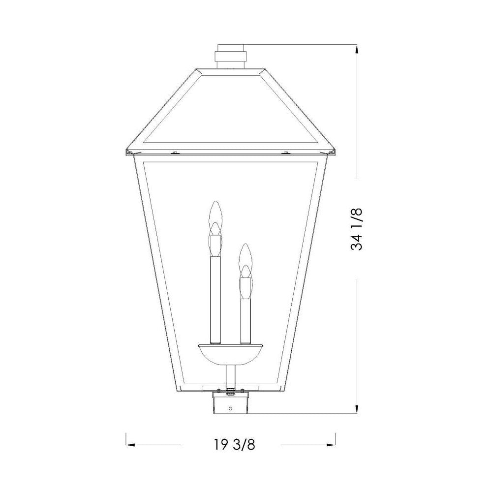 Z-Lite 4 Light Outdoor Post Mount Fixture