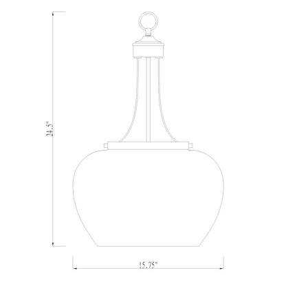 Z-Lite 3 Light Pendant