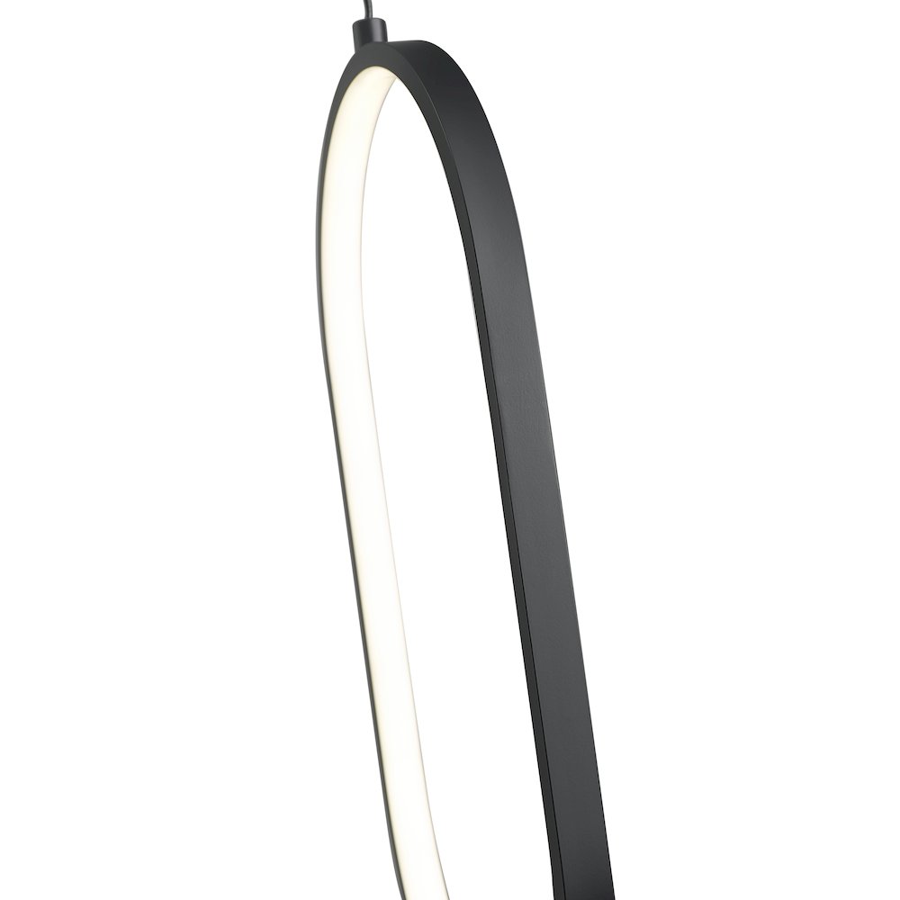 Z-Lite 1 Light Pendant, Matte Black