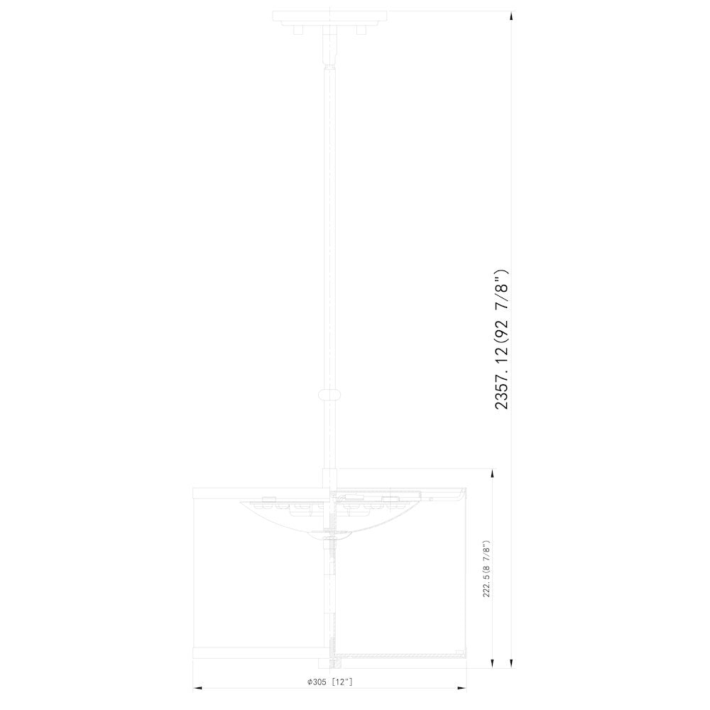Z-Lite 1 Light Pendant, Brushed Nickel
