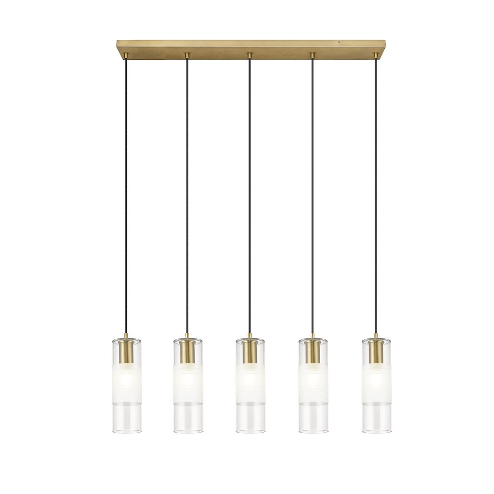 Z-Lite 5 Light Linear Chandelier