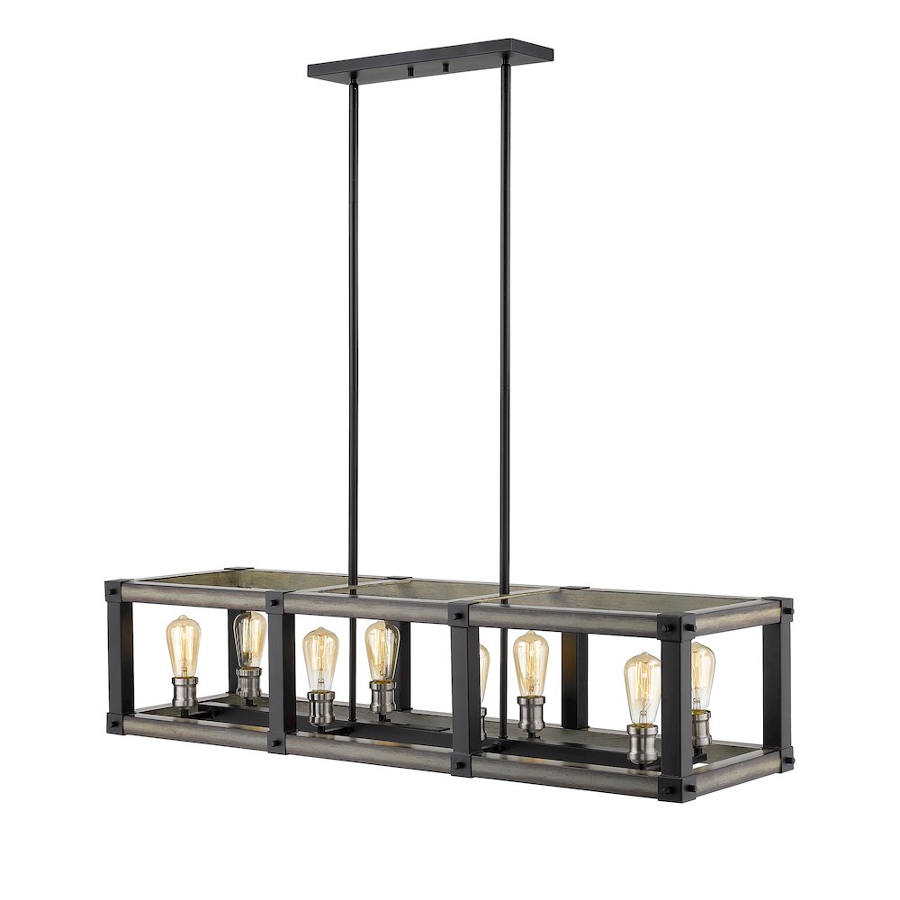 Z-Lite 8 Light Linear Chandelier