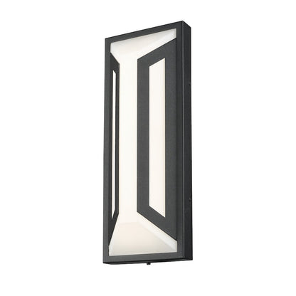 Z-Lite 2 Light Outdoor Wall Light, Sand Black
