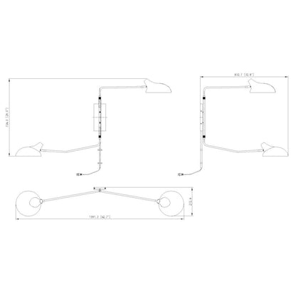 Z-Lite 2 Light Wall Sconce