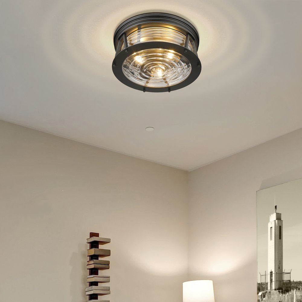 Z-Lite 3 Light Flush Mount