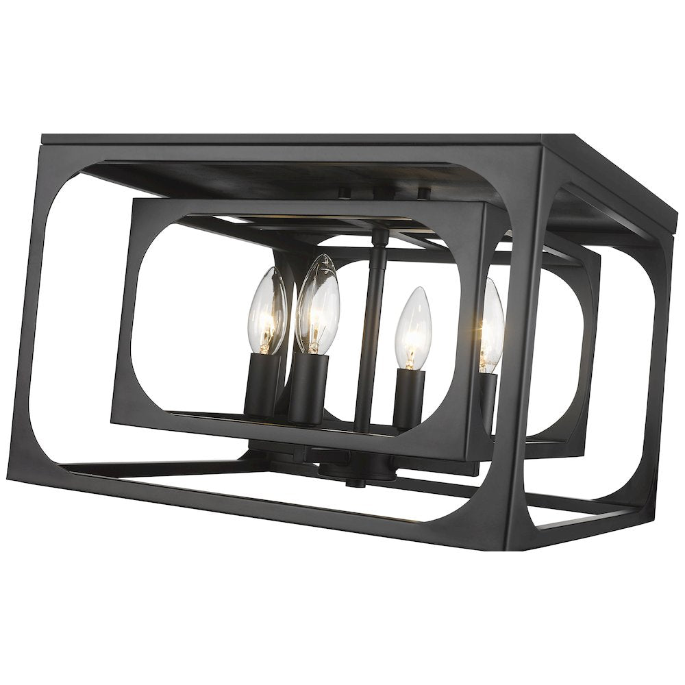 Z-Lite 4 Light Flush Mount