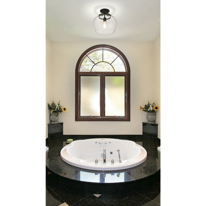 Z-Lite 1 Light Semi Flush Mount