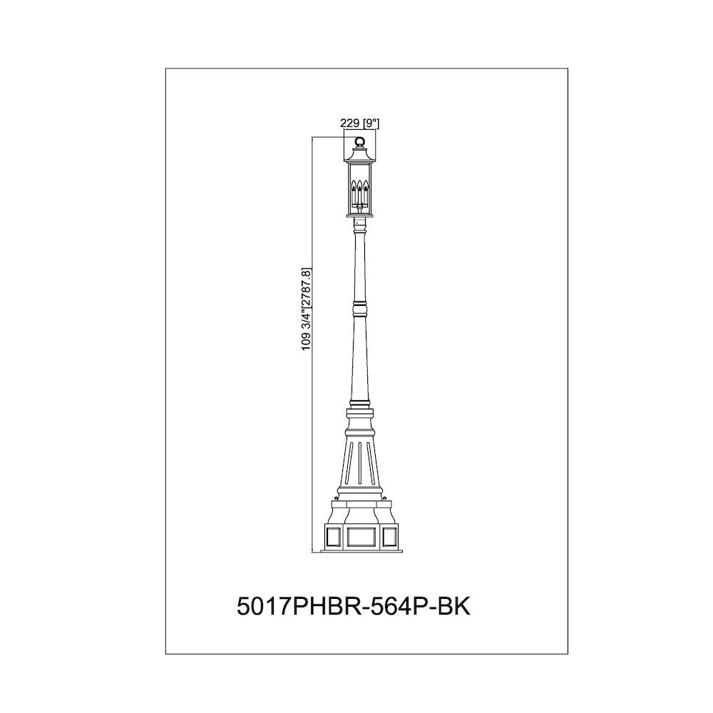 Z-Lite 4 Light Outdoor Post Mounted Fixture