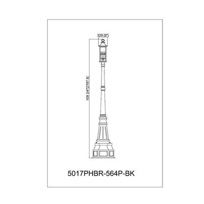 Z-Lite 4 Light Outdoor Post Mounted Fixture